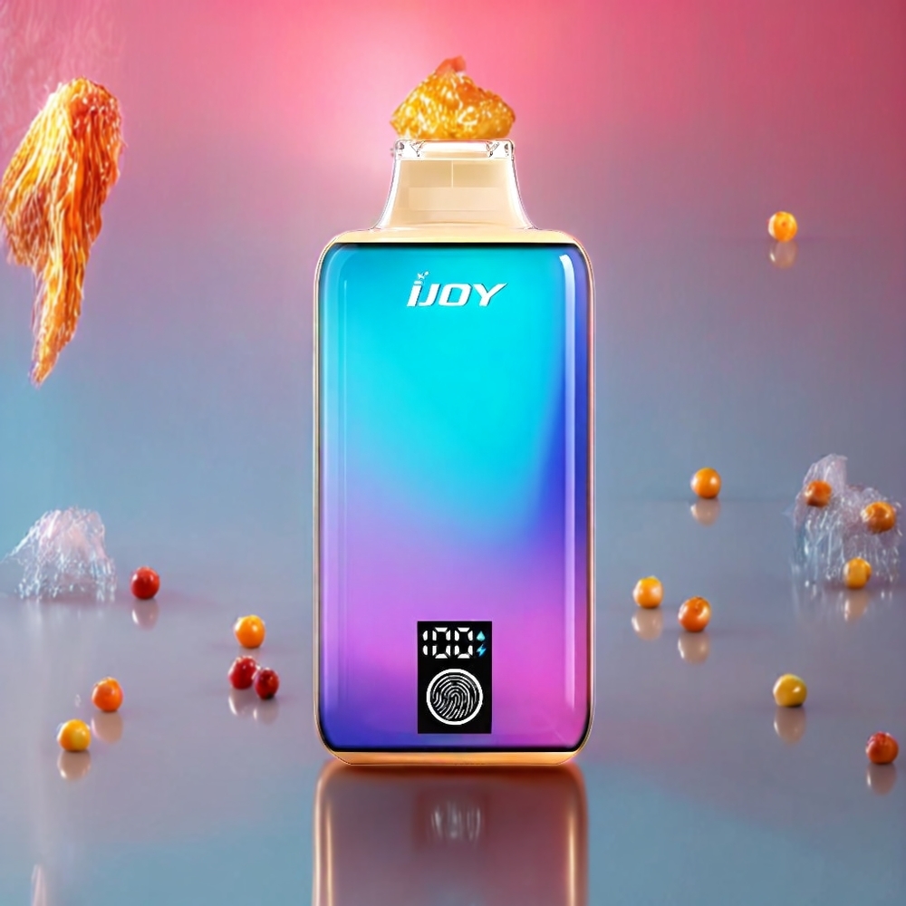 IJOY LUNA 20000 Pust Eftersmag Fersken Is 0.5 Ohm Dual Mesh Coil 20ML 900 mAh TYPE-C Engros Danmark