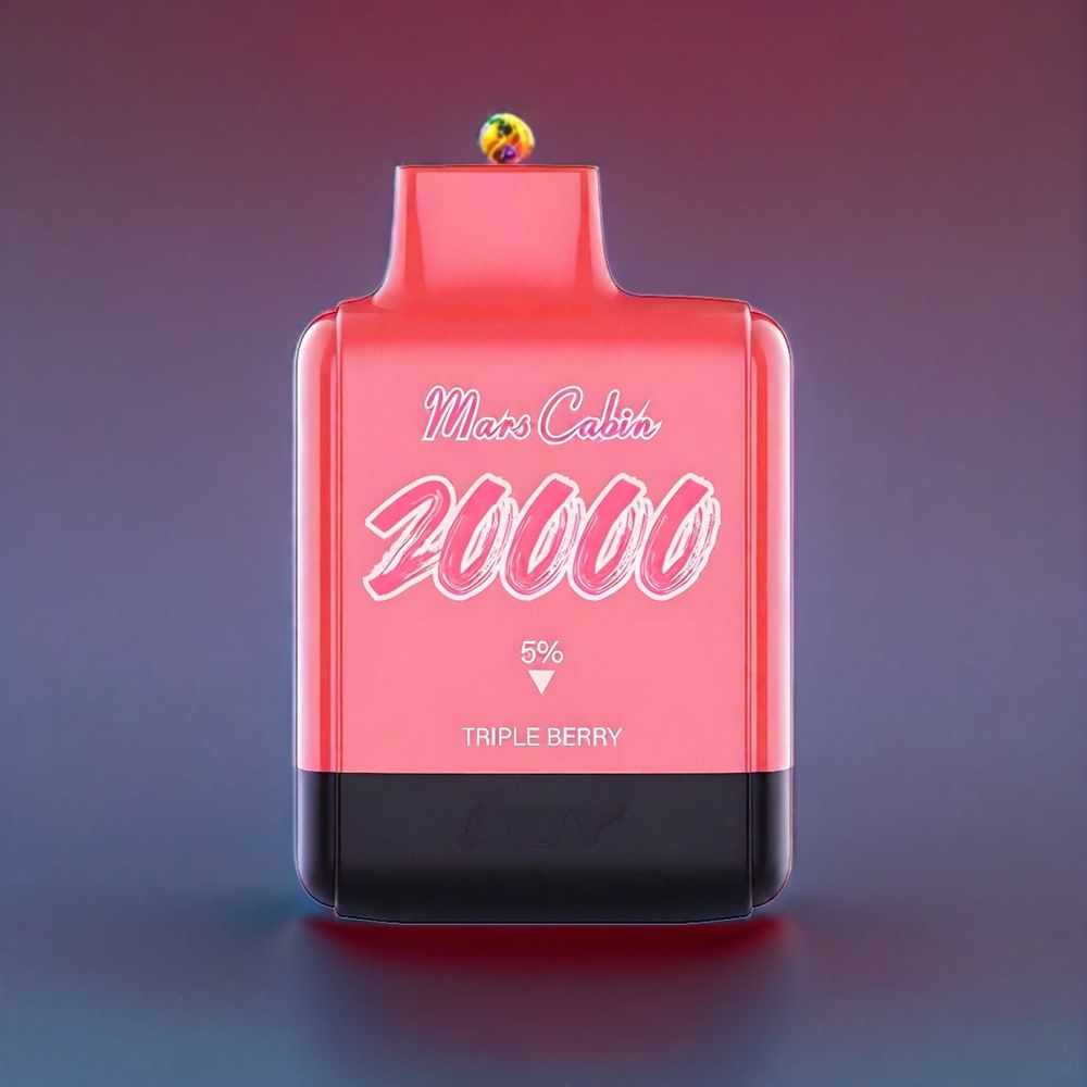 IJOY Mars Cabin 20000 Puffs Disposable Vape Tre Bær 0.5 Ohm Dual Mesh Coil 20ML 50mg 850 mAh TYPE-C Engros Danmark