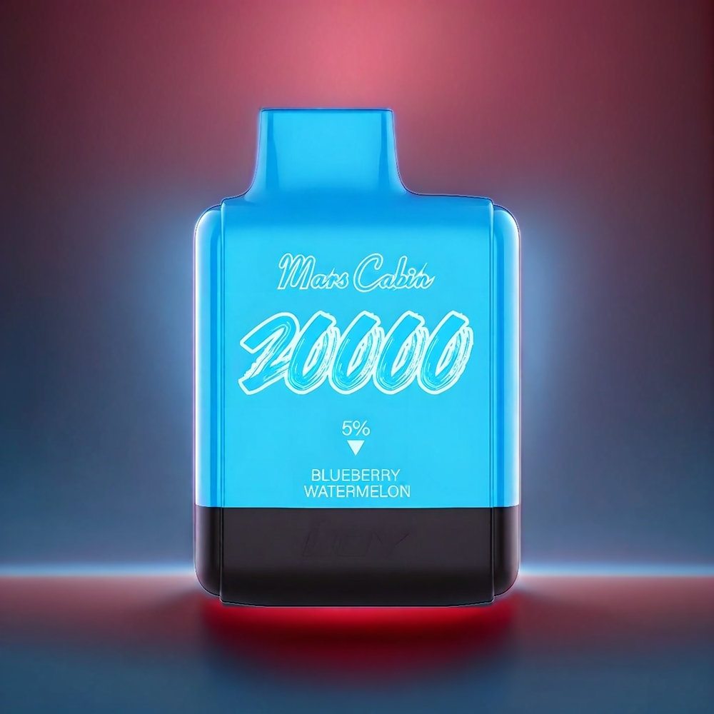 IJOY Mars Cabin 20000 Pust 0.5 Ohm Dual Mesh Coil 16/20W 20ML 50mg Blåbær Vandmelon Engros Danmark