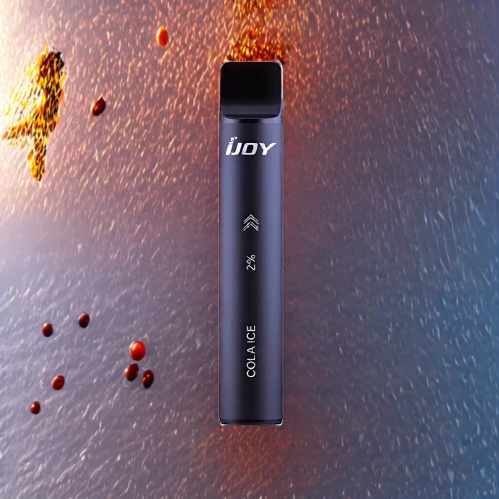 IJOY Mars Cabin 600 Mundtyk Disposable Vape Sort 2ml/100mAh/1.0 Ohm + Engros Danmark