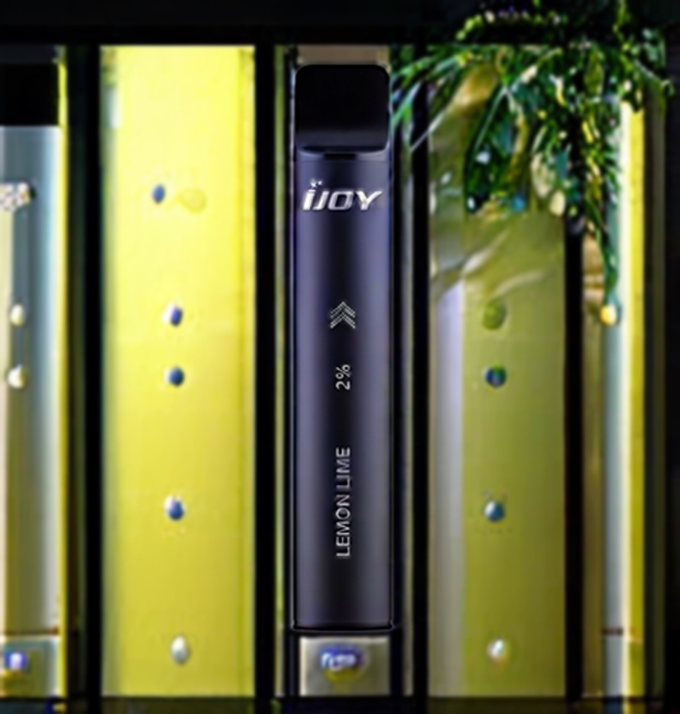 IJOY Mars Cabin 600 Mundtyk Disposable Vape Sort 2ml/100mAh/1.0 Ohm + Engros Danmark