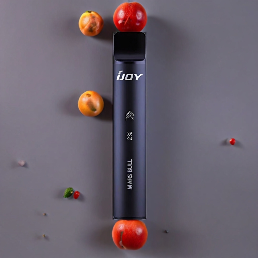 IJOY Mars Cabin 600 Mundtyk Disposable Vape Sort 2ml/100mAh/1.0 Ohm + Engros Danmark