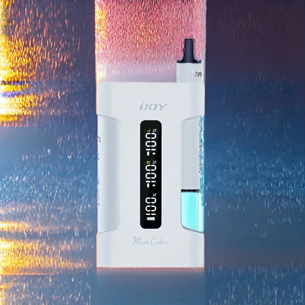 IJOY Mars Cabin 6000 Pust Engangs Vape Hvid 2x5ML 50mg Nicotine 100mAh 1000mAh Type-C Engros Danmark