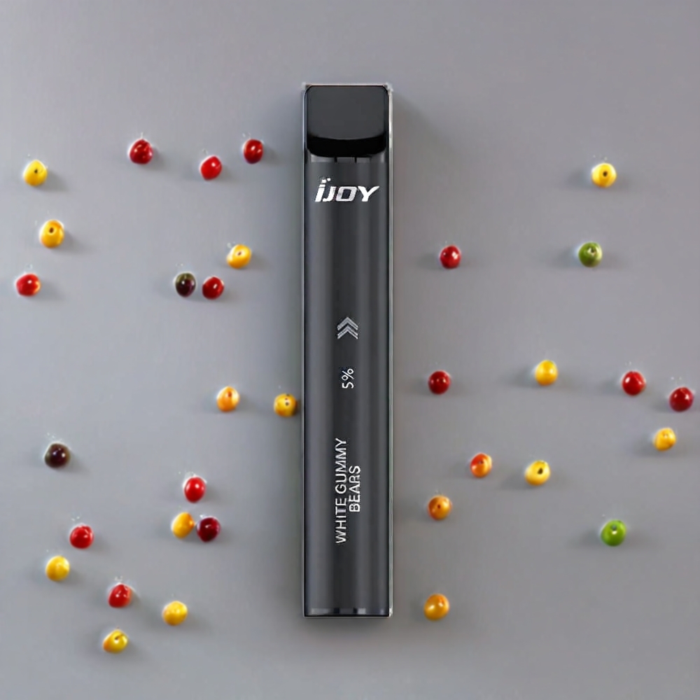 IJOY Mars Cabin 6000 Pust Engangs Vape Sort 2x5ML 50mg 100mAh+1000mAh Engros Danmark