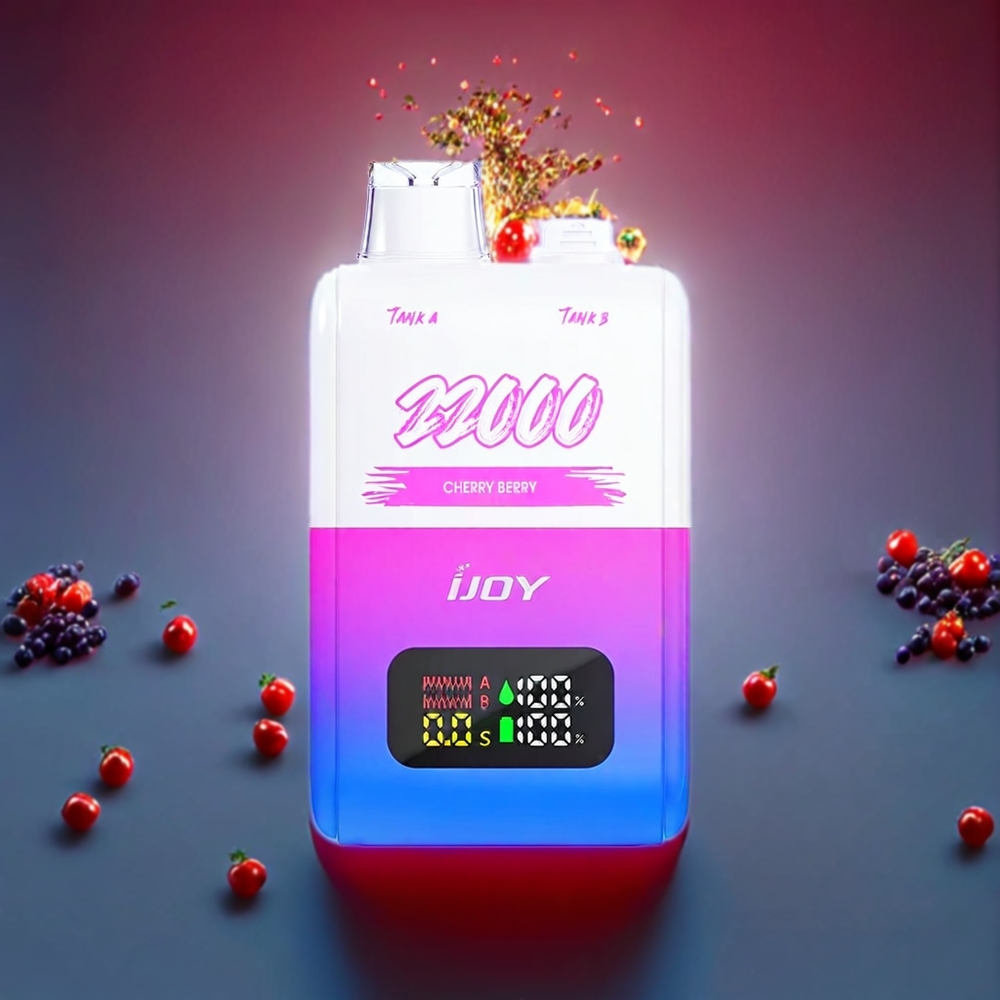 IJOY SD 22000 Puffs Engangsvape Kirsebær Bær 15ML+15ML 650mAh Type-C Engros Danmark