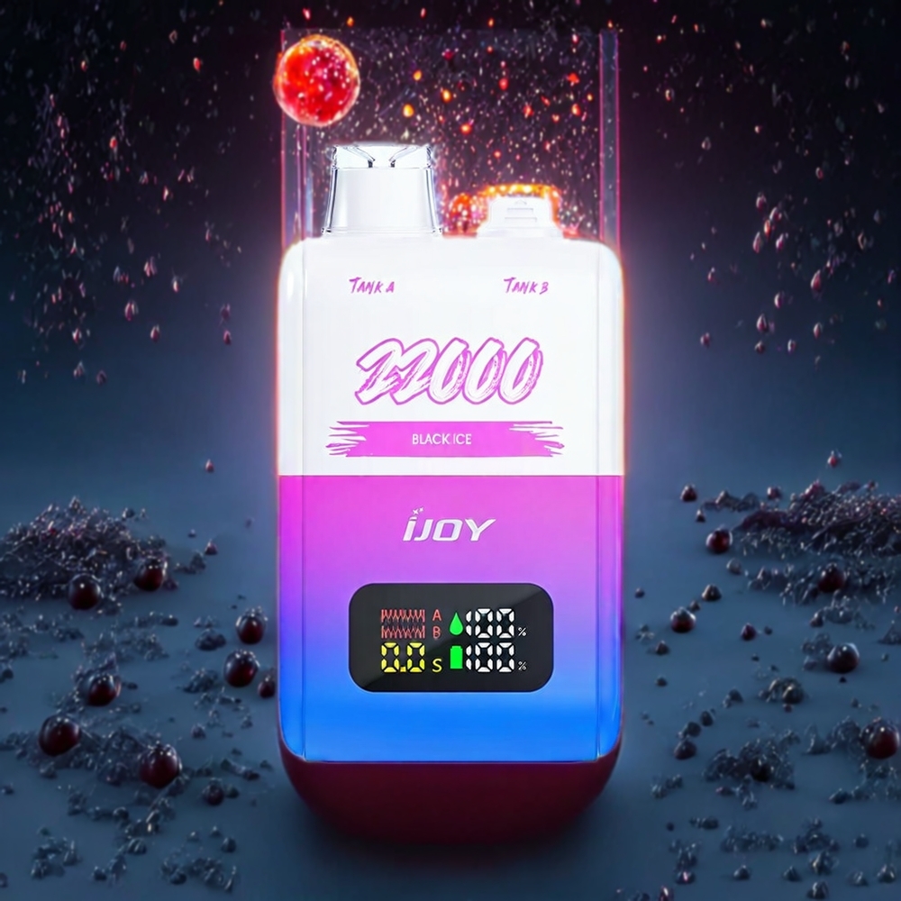 IJOY SD 22000 Pust Sort Is parameterkombination + Engros Danmark