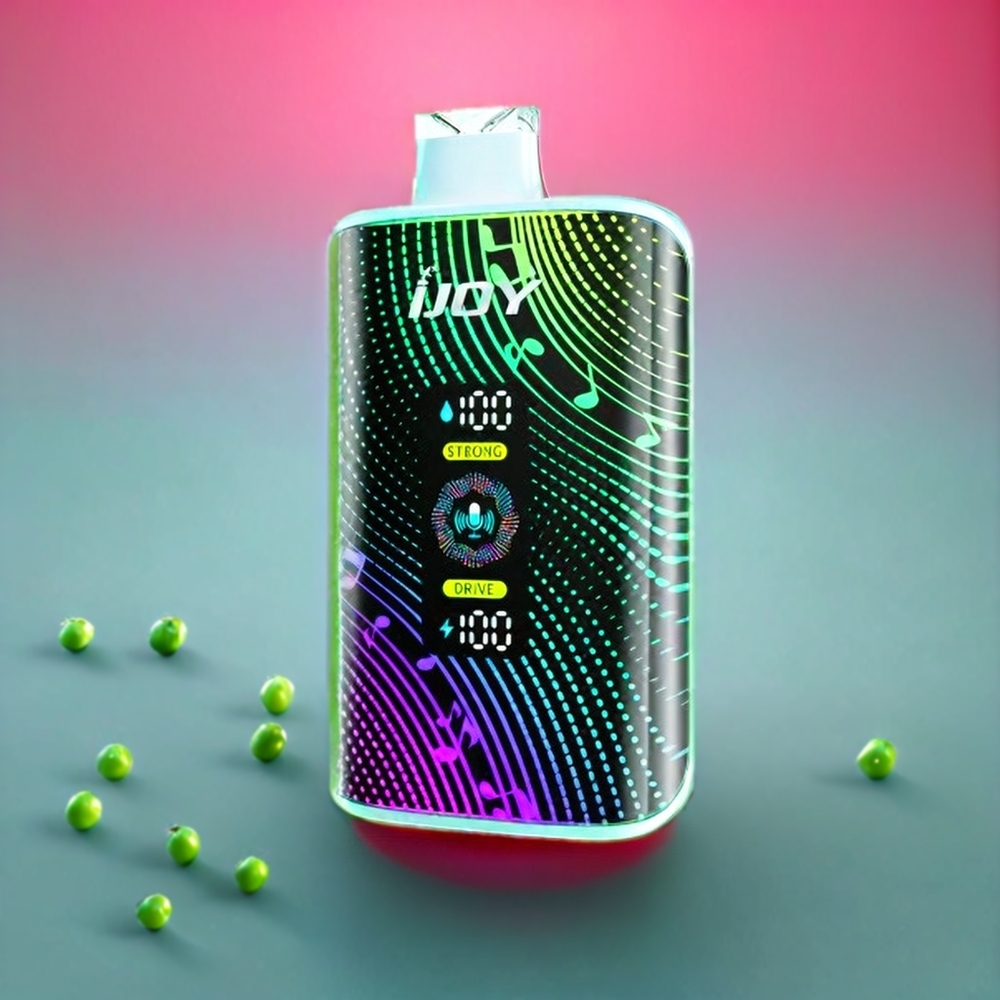 IJOY SD 40000 Puffs Bærligt Æble Is 20ML 5% 750mAh Type-C 0.4 Ohm Dual Mesh Coil Engros Danmark