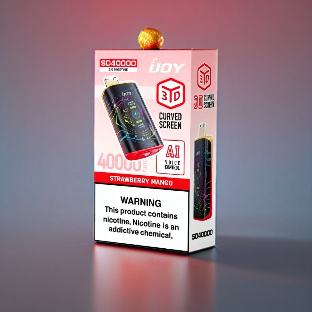 IJOY SD 40000 Pust Eksperimenter Jordbær Mango 750mAh 20ML 5% Engros Danmark