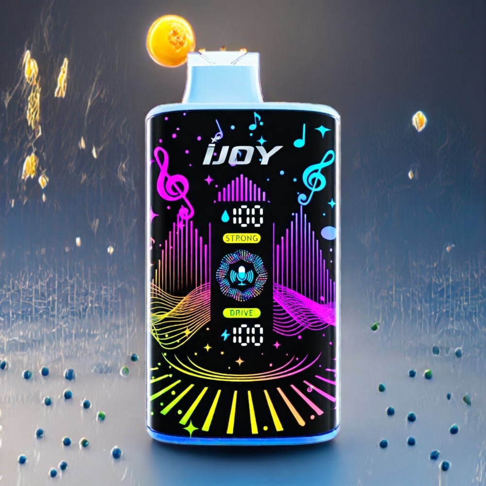 IJOY SD 40000 Pust Justerbar Luftstrøm 20ML Blåbær Is 750mAh Type-C 0.4 Ohm Dual Mesh Coil 5% Engros Danmark