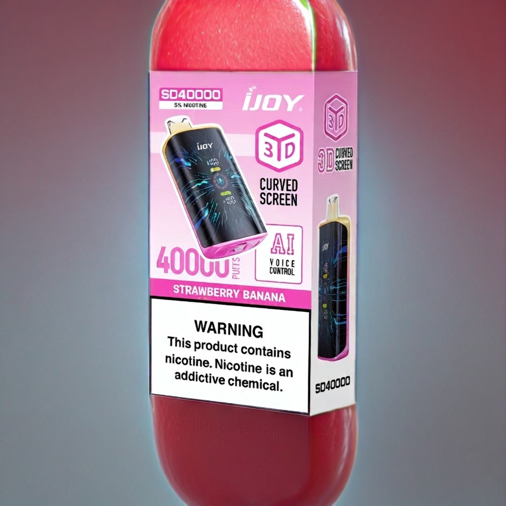 IJOY SD 40000 Pust Justerbar Luftstrøm 20ML Jordbær Banan 750mAh 5% Engros Danmark
