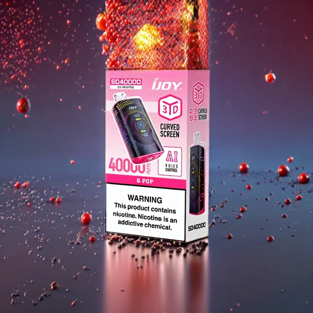 IJOY SD B Pop 40000 Puffs 20ML 5% 750mAh Type-C Dual Mesh Engros Danmark