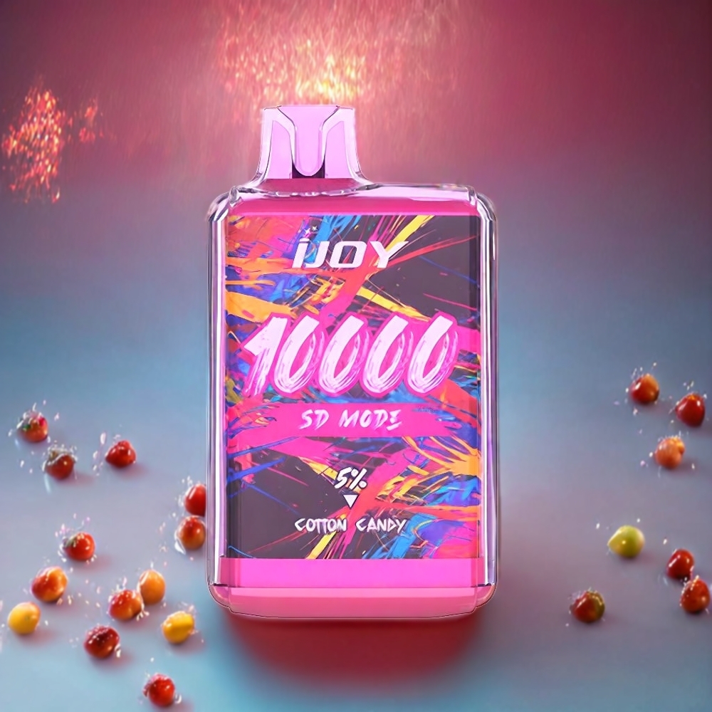 IJOY SD10000 Engangs Vape Bomuldsslik 10000 Pust 20ml 5% Engros Danmark