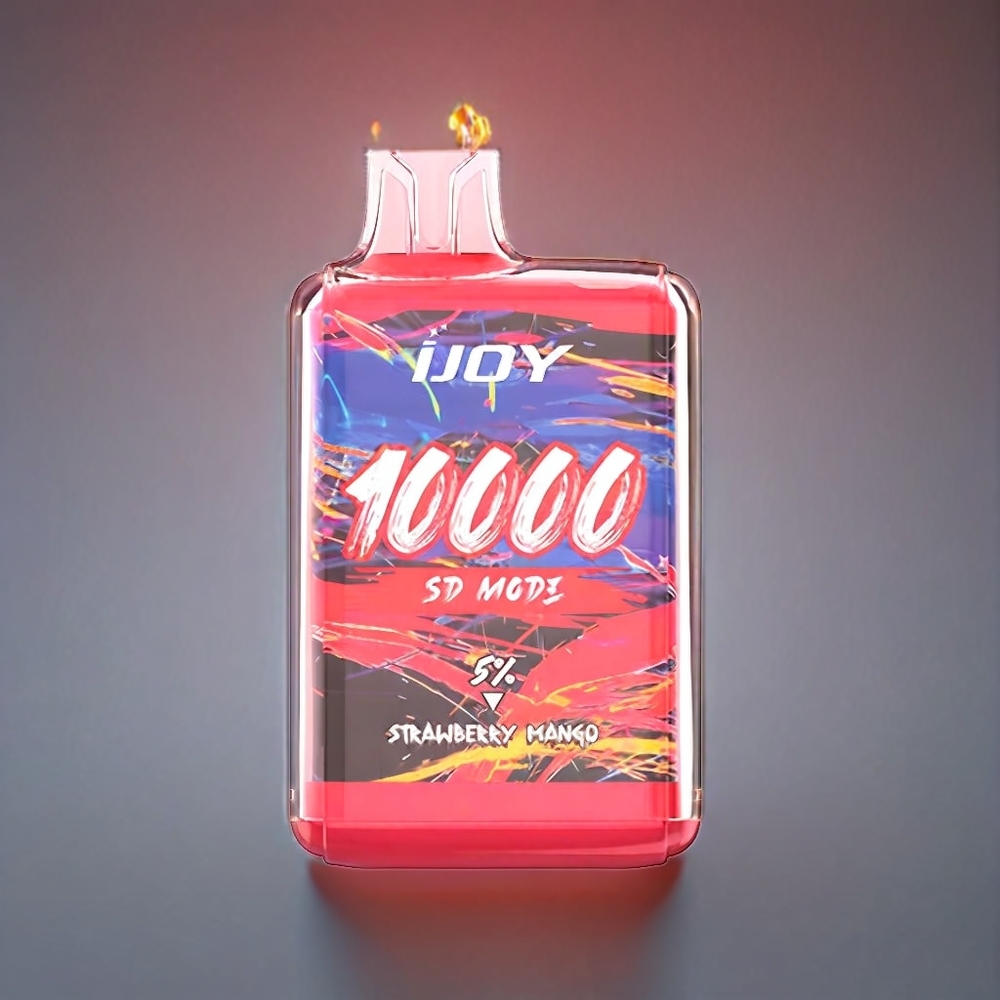 IJOY SD10000 Engangs Vape Jordbær Mango 10000 Pust 20ml 5% Nikotin Engros Danmark