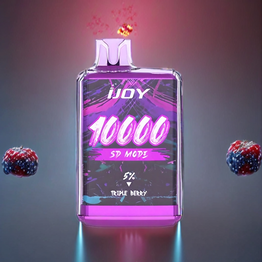 IJOY SD10000 Engangs Vape Triple Bær 10000 Pust 20ml 5% Engros Danmark