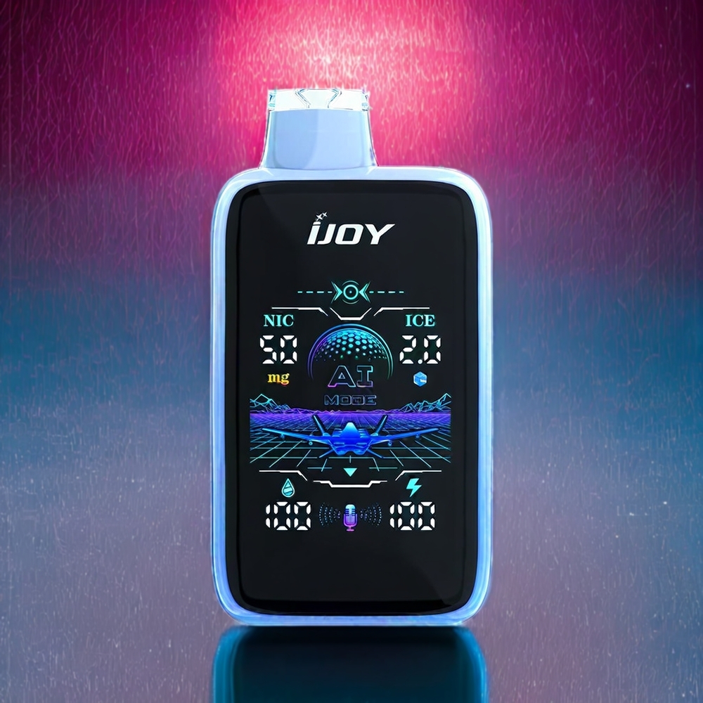 IJOY Uranus Mate 40000 Puffs Justerbar Luftgennemstrømning Blå Hindbær Is 28W+8W 1100mAh Type-C Engros Danmark