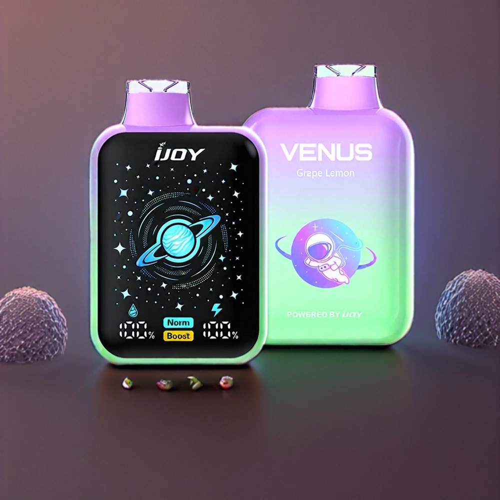 IJOY VENUS 25000 Pust Justerbar Luftstrøm 0.4 Ohm Dual Mesh Coil 20ML TYPE-C Engros Danmark