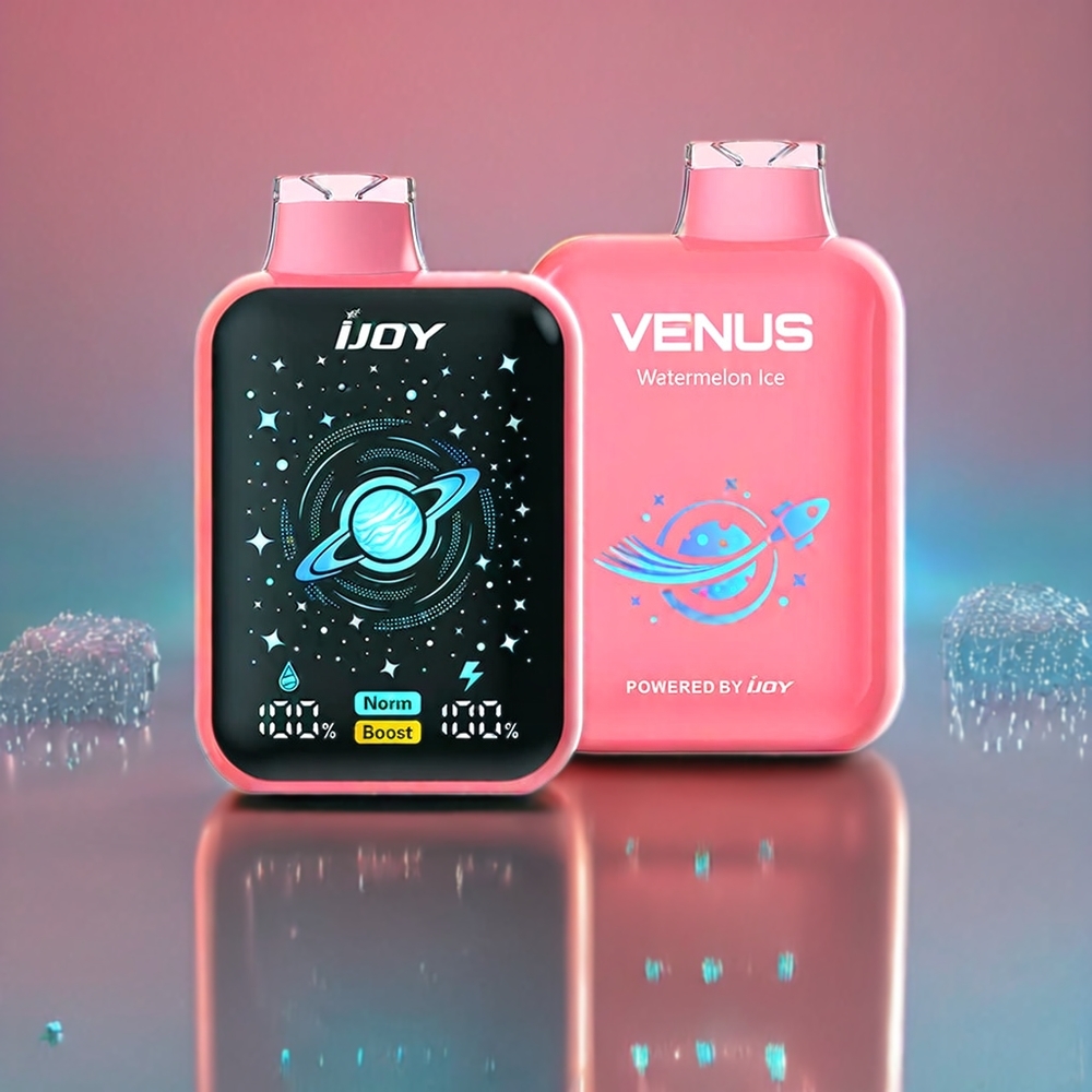 IJOY VENUS 25000 Pust Vandmelon Is 0.4 Ohm Dual Mesh Coil 20ML 900 mAh TYPE-C Engros Danmark