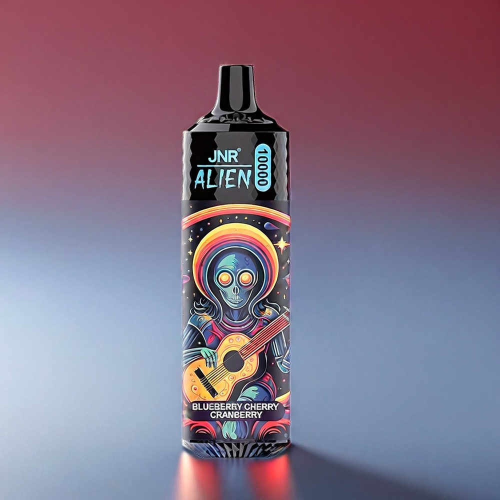 JNR Alien 10000 Puffs Blåbær Kirsebær Tranebær – 10000 Puffs 850mAh 1.2Ω Mesh 20ml Type-C LED RGB Engros Danmark