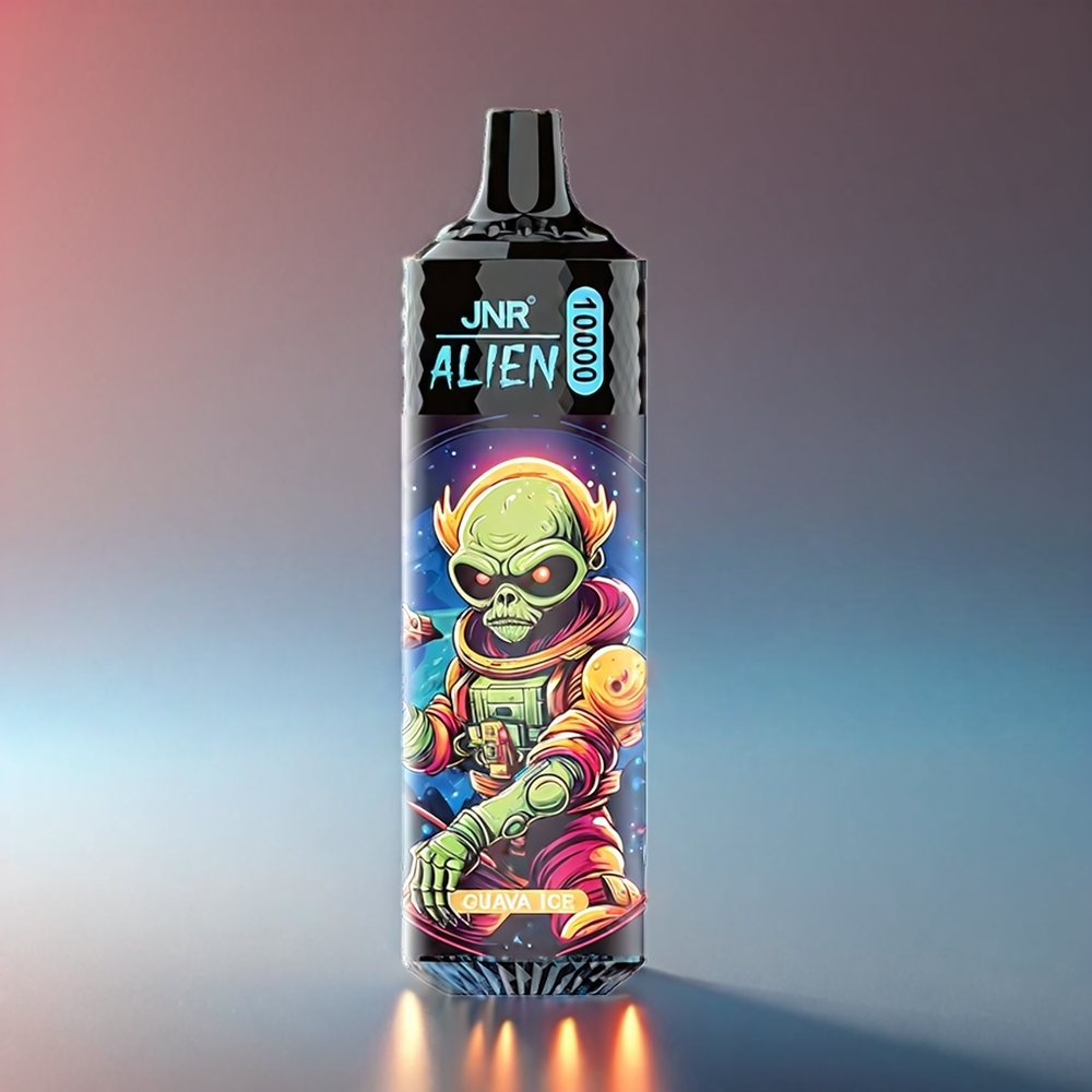 JNR Alien 10000 Puffs Guave 850mAh 1.2Ohm Mesh 20ml Type-C RGB Engros Danmark