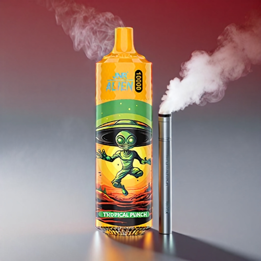 JNR Alien Tropisk Punch 10000 Puffs 850mAh 1.2Ω Mesh 20ml Type-C RGB Engros Danmark