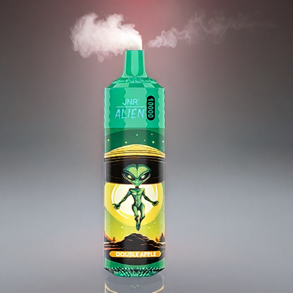 Jnr Alien 10000 Puffs Dobbelt Æble 850mAh Type-C RGB 20ml Engros Danmark