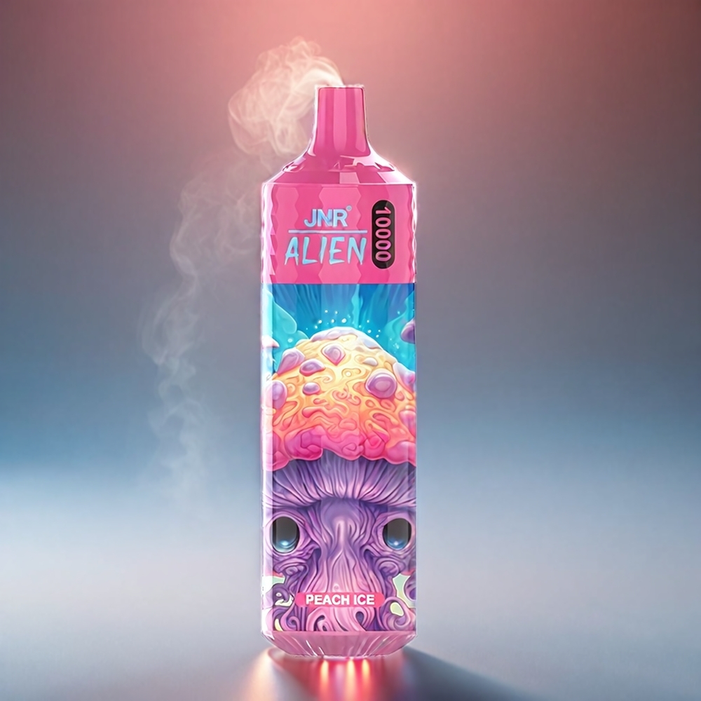 Jnr Alien 10000 Puffs Fersken med 850mAh Batteri Engros Danmark