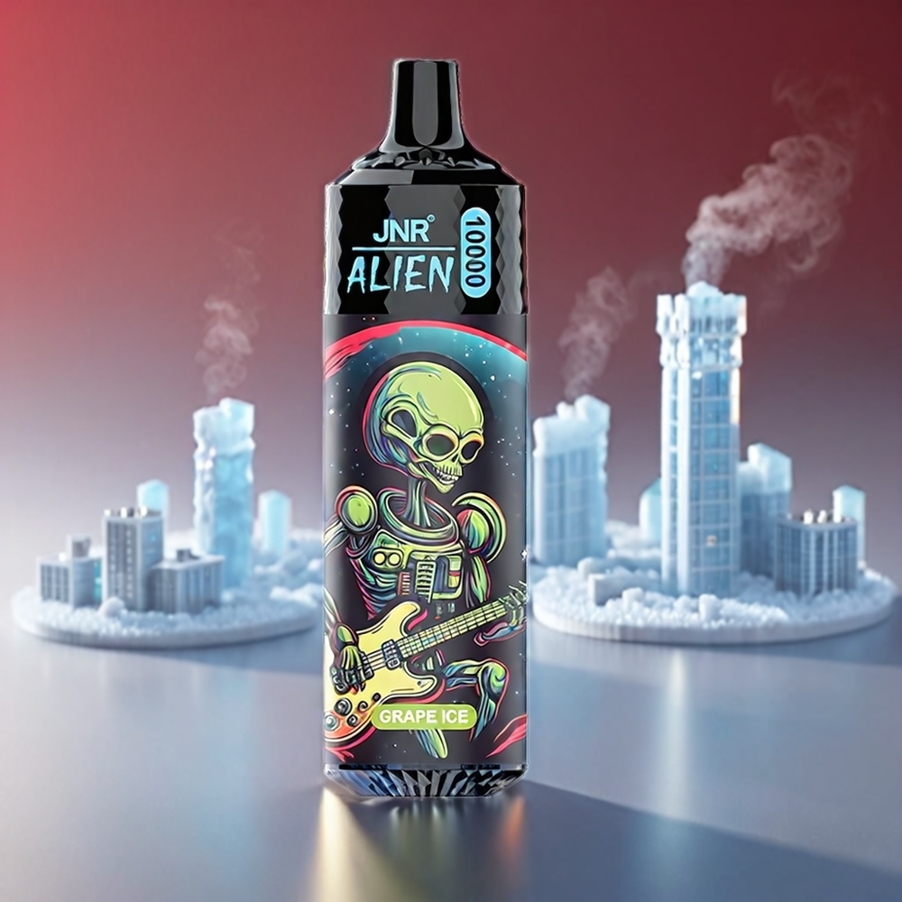 Jnr Alien 10000 Puffs Vindrue 850mAh 1.2Ω Mesh 20ml Type-C RGB Engros Danmark