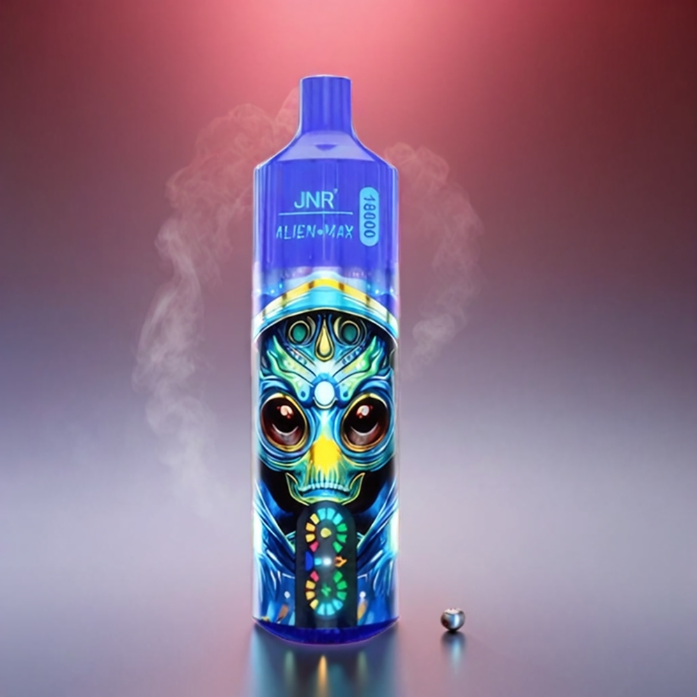 JNR Alien Max Smart LED Display Dual Mesh Coil 18000 Puffs Blandede Bær Type-C Quick Charge Engros Danmark