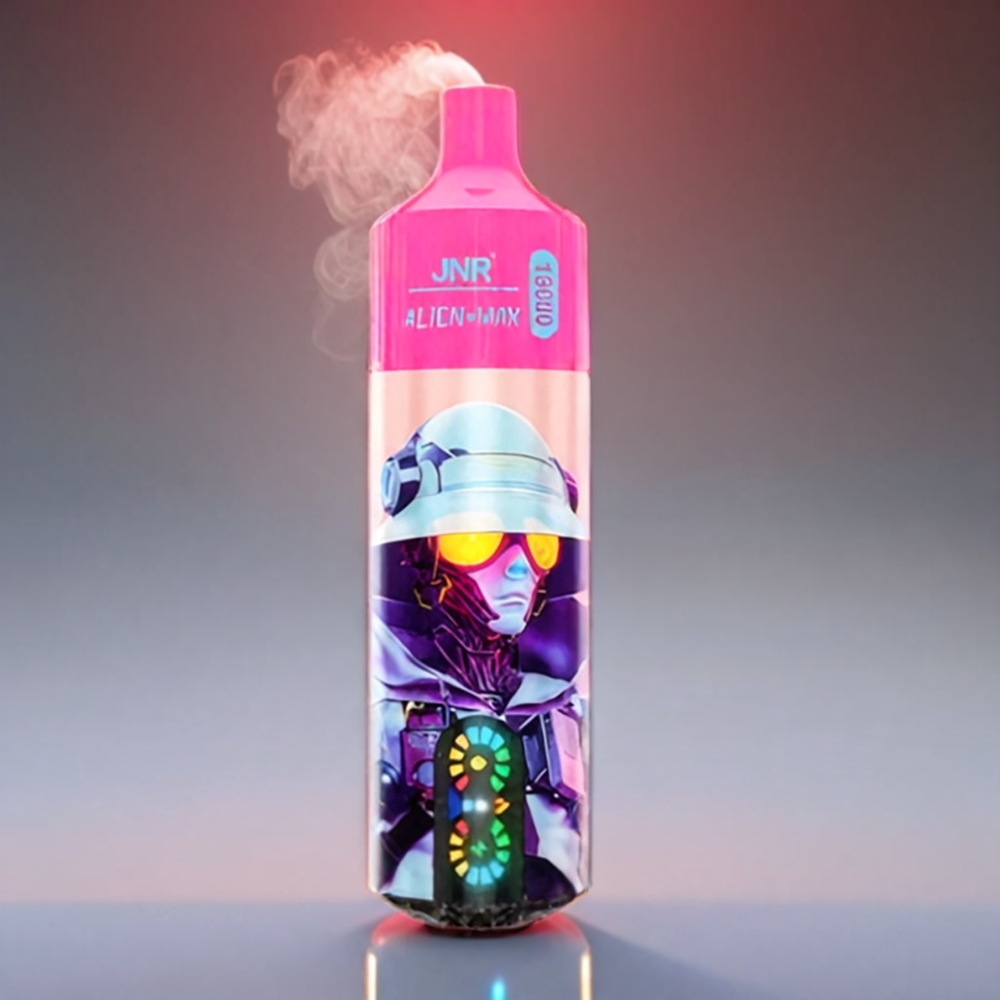 Jnr Alien Max 18000 Puffs Dual Mesh Coil Type-C Quick Charge 28ml Jordbær Engros Danmark