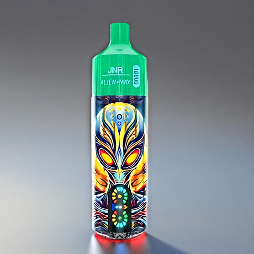 Jnr Alien Max Blåbær Kiwi Smart LED Dual Mesh 18000 Puffs 850mAh Type-C Engros Danmark
