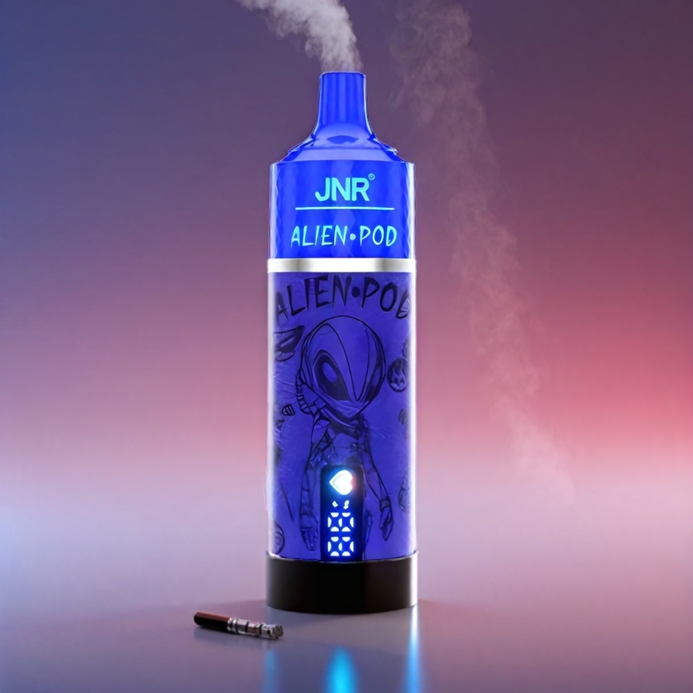 JNR Alien Pod 13000 Puffs Blåbærhindbær 850mAh 20ml Type-C 10PCS Engros Danmark