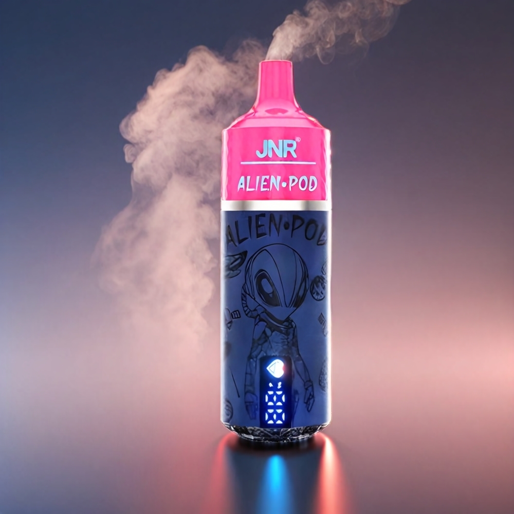 JNR Alien Pod 13000 Puffs Mesh Core 850mAh 20ml Juicy Peaches (Juciede Ferskner) Engros Danmark