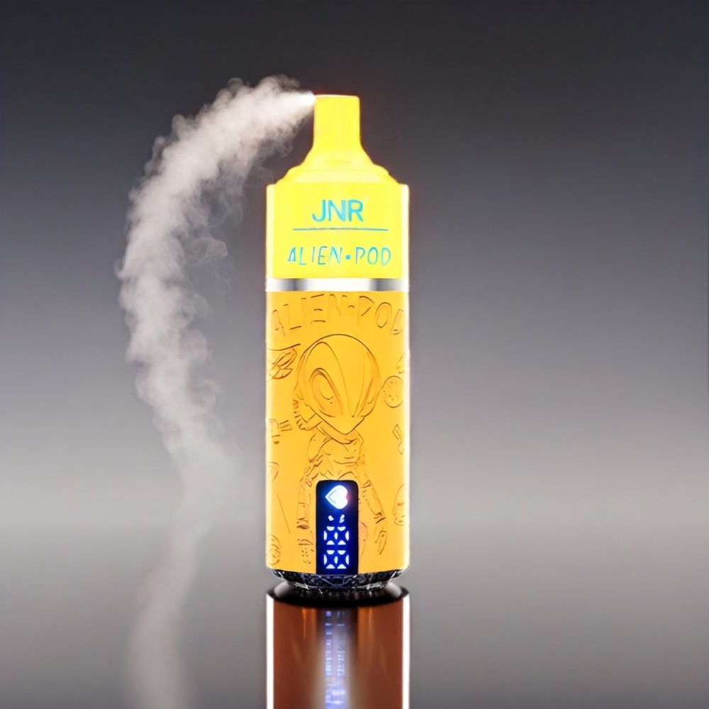 JNR Alien Pod 13000 Puffs Vape MangoPassionfrug 850mAh 20ml Type-C Quick Charge Engros Danmark
