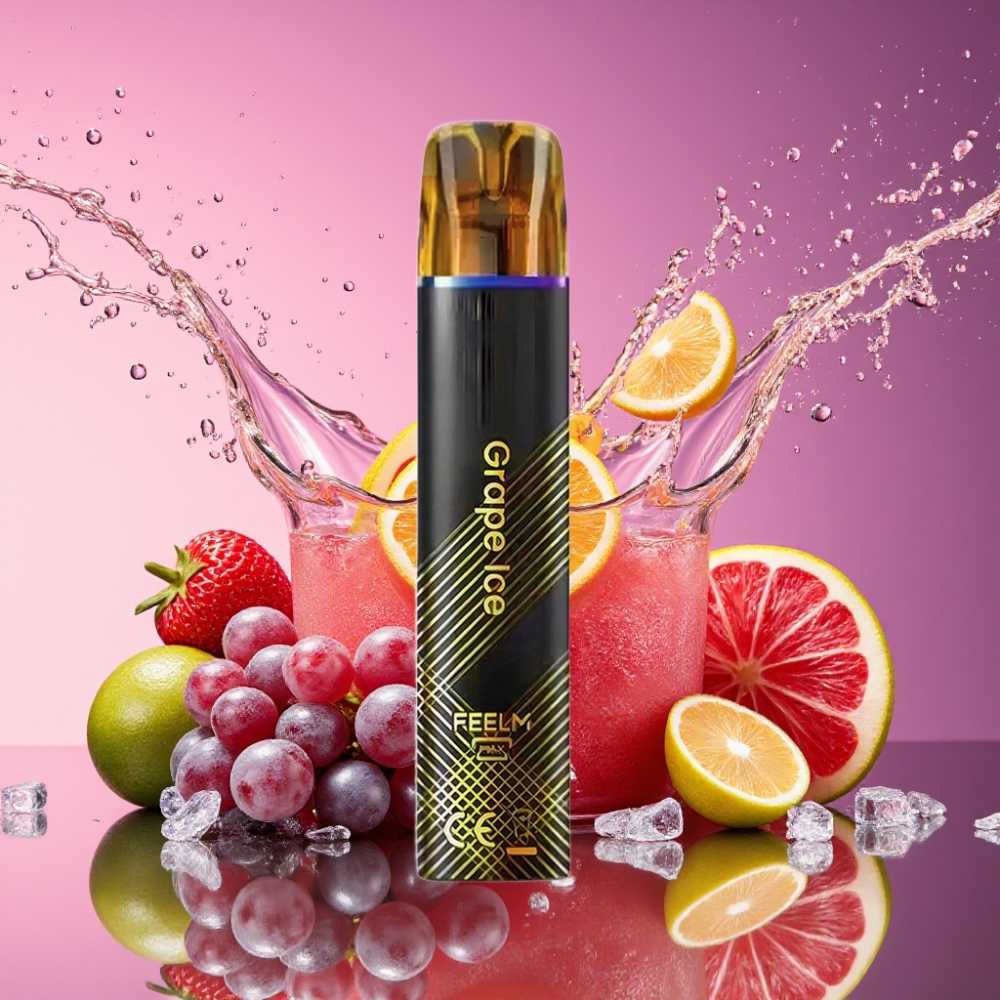 JNR Black&Golden 800 Puffs Engangs Vape Drues Is 800 Puffs 550mAh 2ml 2% TPD Engros Danmark