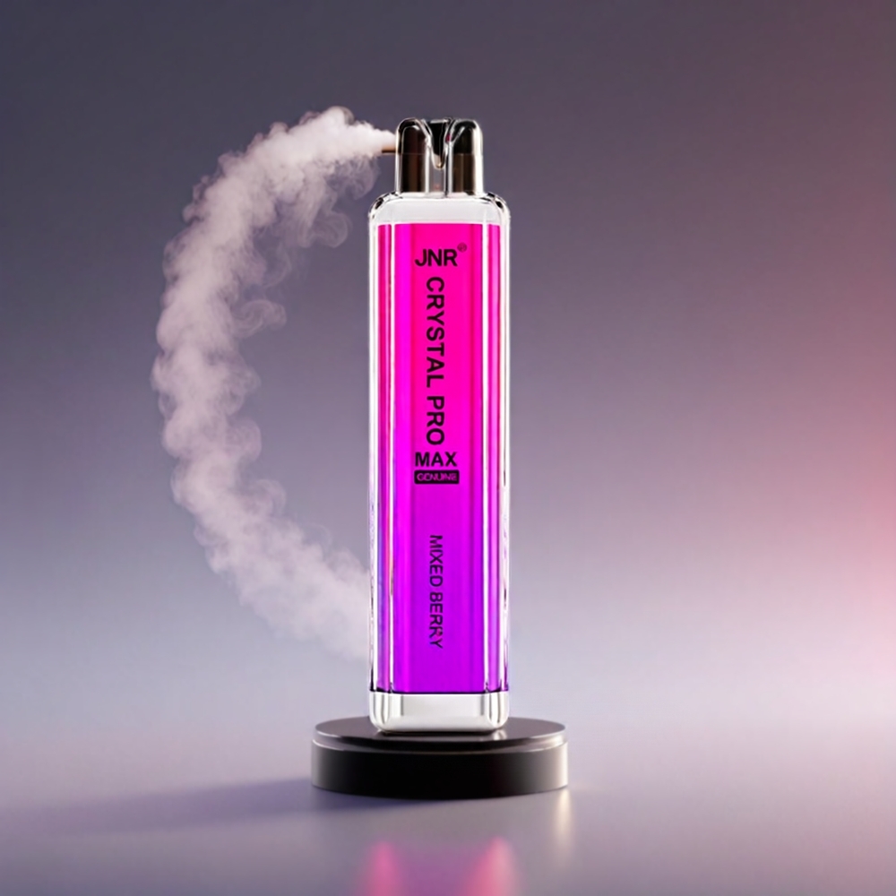 JNR Crystal Pro Max 5000 Puffs 1400mAh 1.0ohm Mesh 12ml Blandet Bær 10stk Engros Danmark