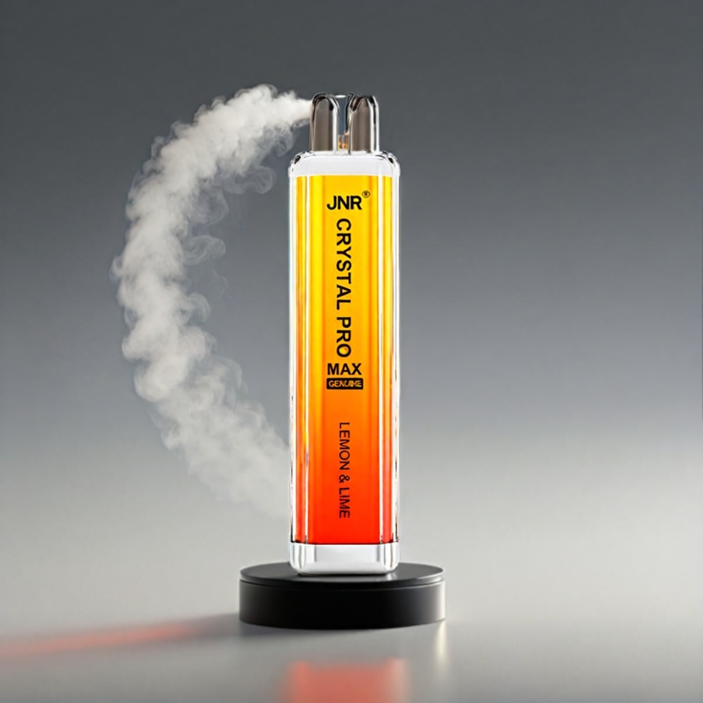 JNR Crystal Pro Max 5000 Puffs Citron & Lime 12ml 1400mAh Mesh 0%-2%-5% 10stk Engros Danmark