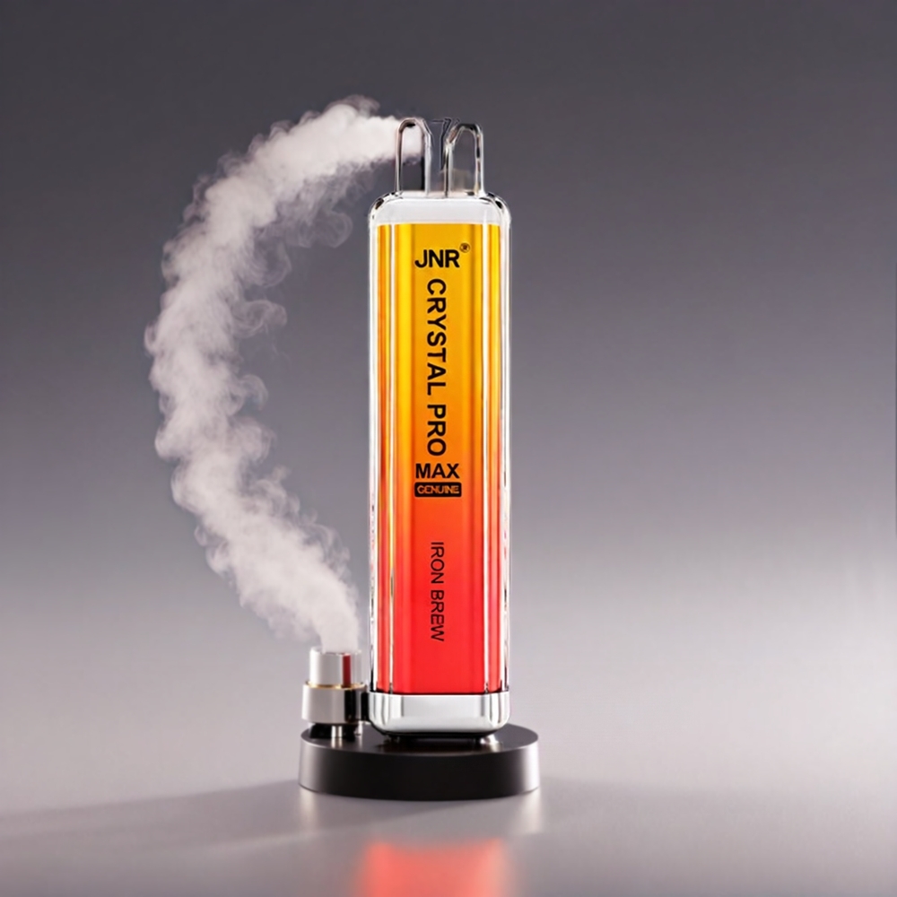 JNR Crystal Pro Max 5000 Puffs Jernbryg 5000 Puffs 1400mAh 1.0ohm 12ml 10stk Engros Danmark