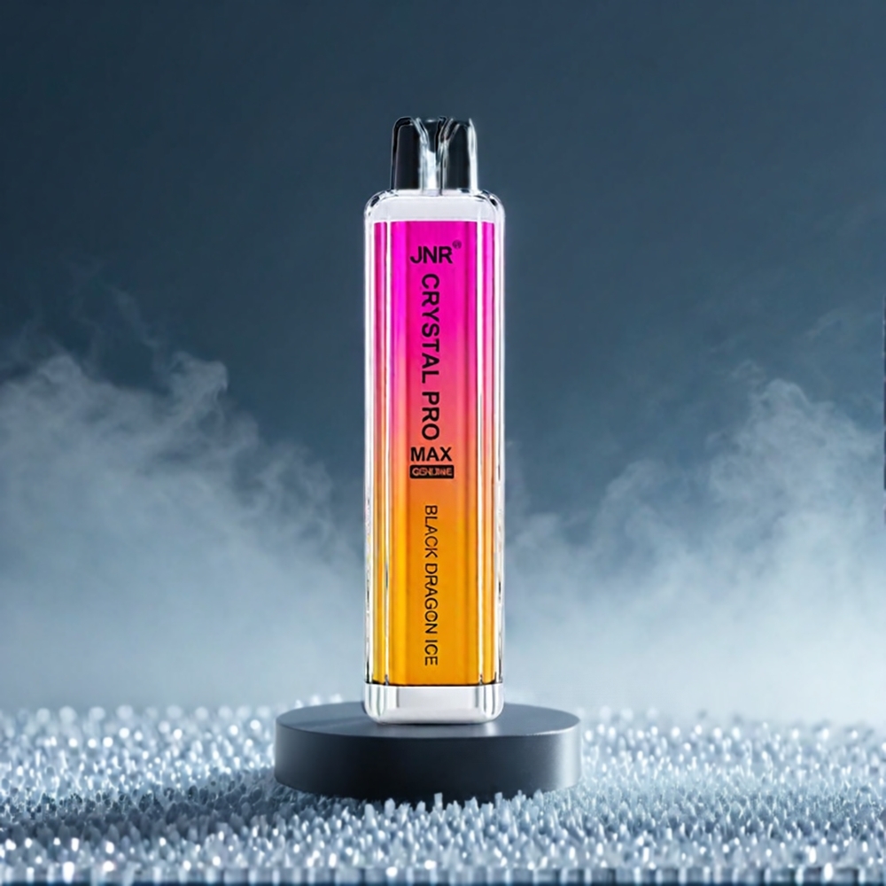 JNR Crystal Pro Max 5000 Puffs Sort Drage 1.0ohm Mesh 12ml 10stk Engros Danmark