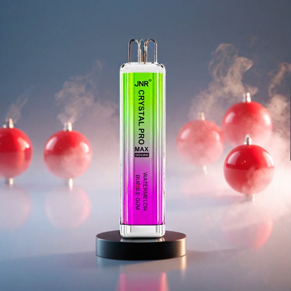 JNR Crystal Pro Max 5000 Puffs Vandrermelon Bobletyggegummi 1400mAh 1.0ohm 12ml 10PCS Engros Danmark