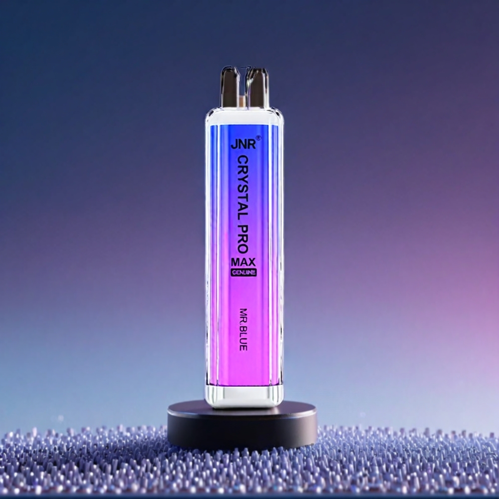 JNR Crystal Pro Max 5000 Pugs 1400mAh 1.0ohm Mesh 12ml Herr Blå 10STK/Pakke 0%-2%-5% Engros Danmark