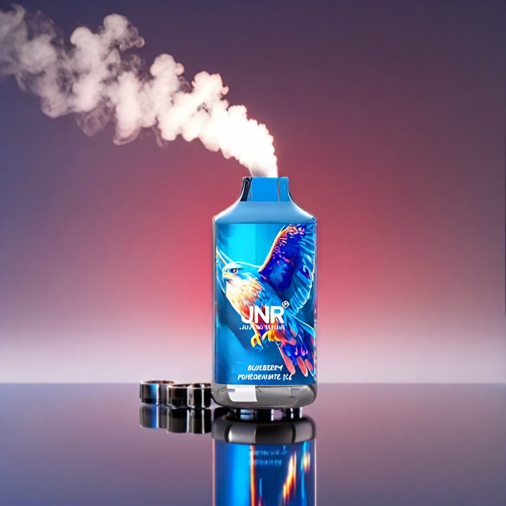 JNR Falkon 16000 Puffs Blåbær Granatæble 850mAh 22ml Dual Mesh Coil Type C Smart LED Engros Danmark