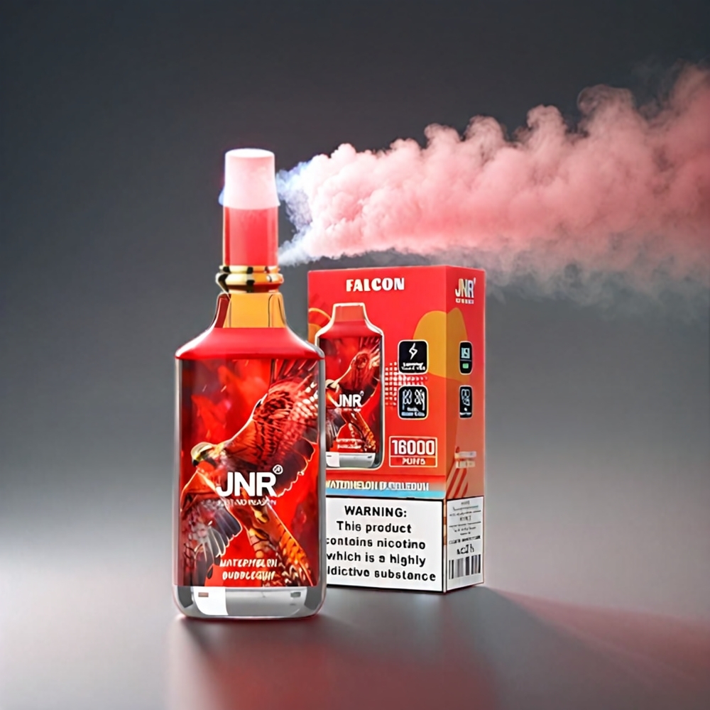 JNR Falkon 16000 Puffs Vandmelon Bubblegum 850mAh 22ml Dual Mesh Type C Smart LED Engros Danmark
