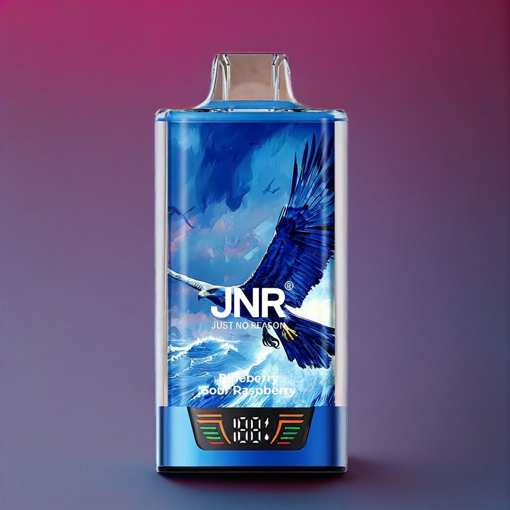 JNR Falcon Pro 28000 Puffs Blåbær Sur Hindbær Smart Skærm Dual Mesh Coil 950 mAh Type-C Engros Danmark