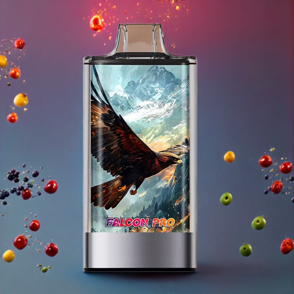 JNR Falcon Pro 28000 Puffs Blandede Bær 30ml Smart Skærm Dual Mesh Coil 950 mAh Type-C Engros Danmark