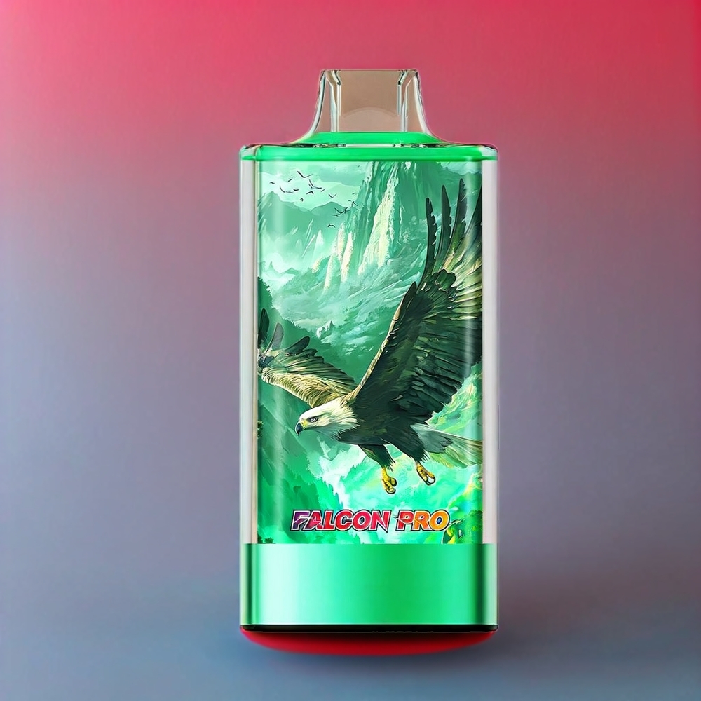 JNR Falcon Pro 28000 Puffs Jordbær Kiwi 30ml Smart Skærm Dual Mesh Coil 950 mAh Type-C Engros Danmark