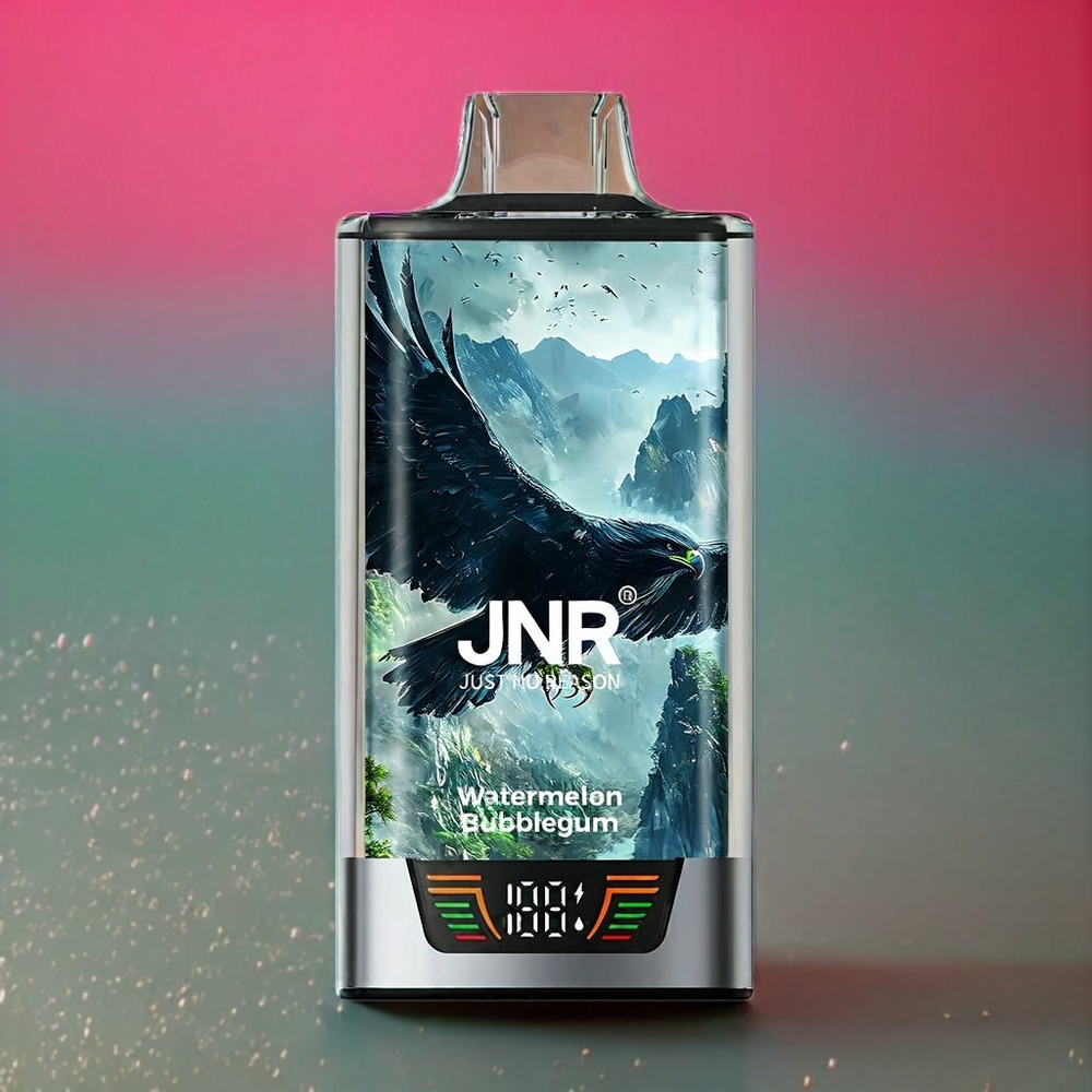 JNR Falkon Pro 28000 Pust Vandmelon Tyggegummi 30ml Smart Skærm Dual Mesh Coil 950 mAh Type-C + Engros Danmark