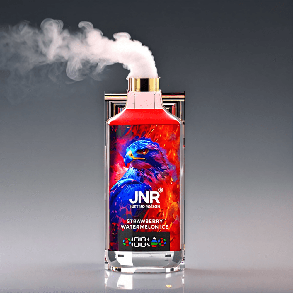 JNR Falcon X 18000 Puffs Dual Mesh 750mAh 24ml Digital Type-C Jordbær Vandmelon Engros Danmark