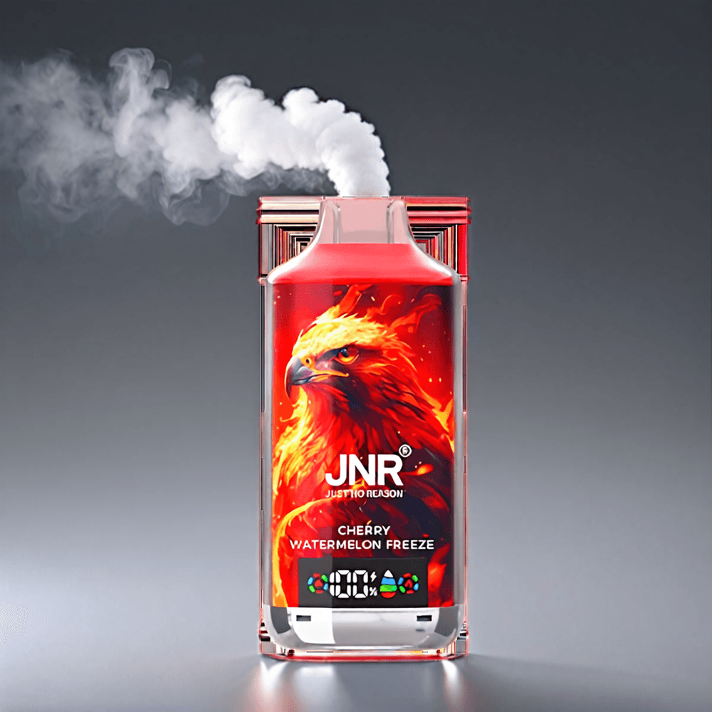 JNR Falcon X 18000 Puffs Kirsebær Vandmelon Fryse | 750mAh 24ml Dual Mesh Coil Digital Display Type-C Engros Danmark