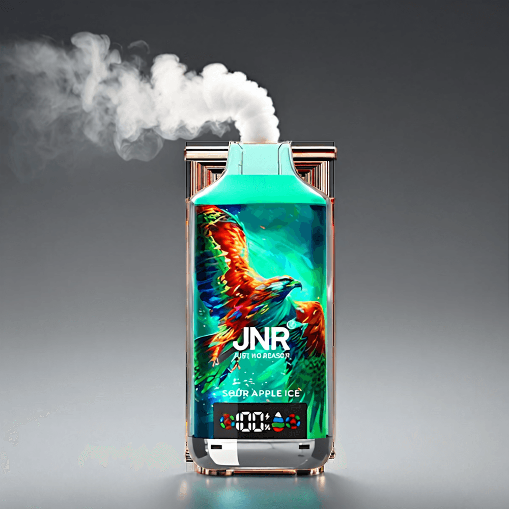 JNR Falken X 18000 Pust 750mAh 24ml Dual Mesh & Dual Core Digital Type-C Hurtigladning Sur Æble Engros Danmark
