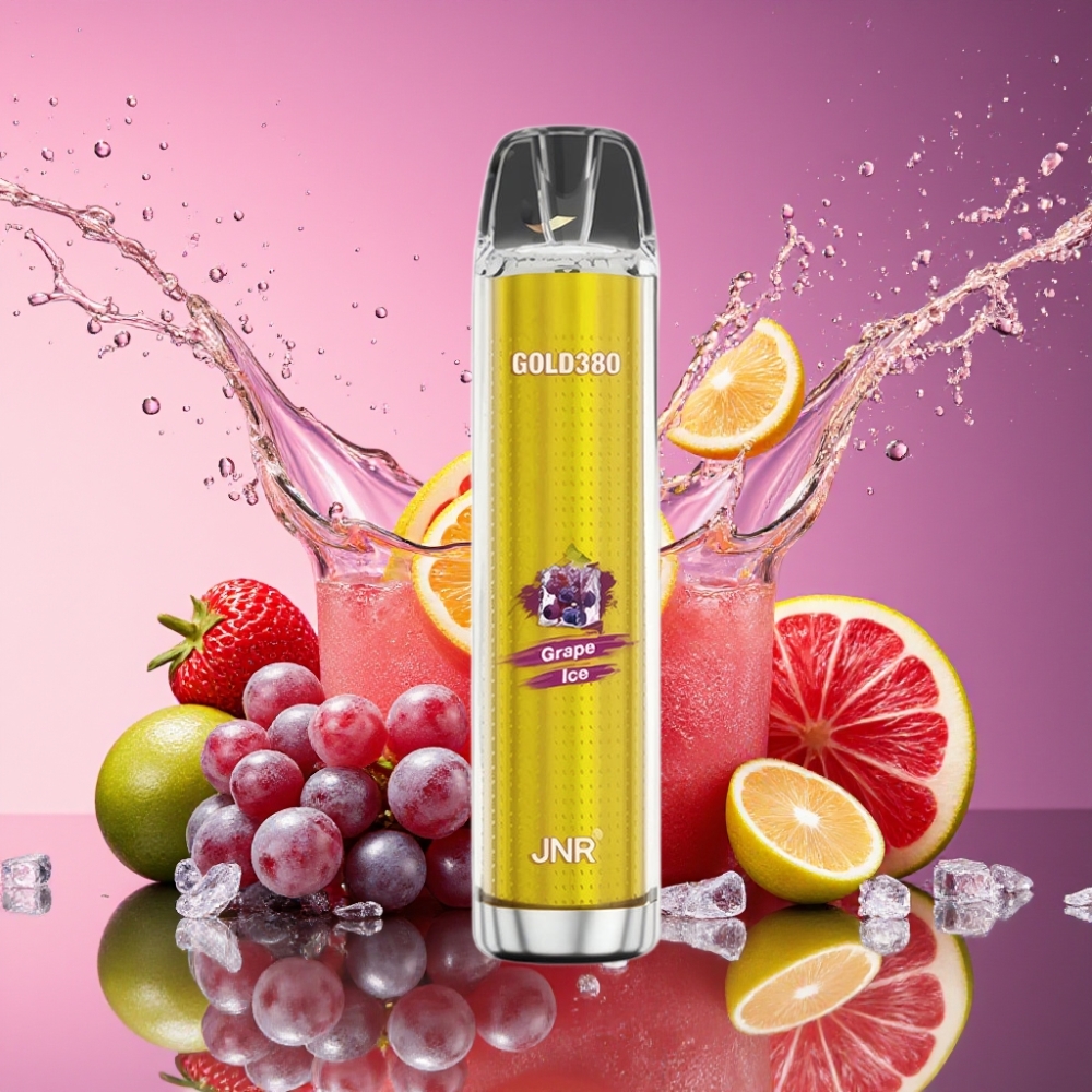 JNR Glod380 6000 Puffs Engangs Vape Vinternedisning 1500mAh 1.0ohm 13ml 0%/2%/5% Engros Danmark